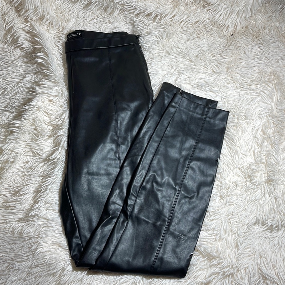 Zara leather pants